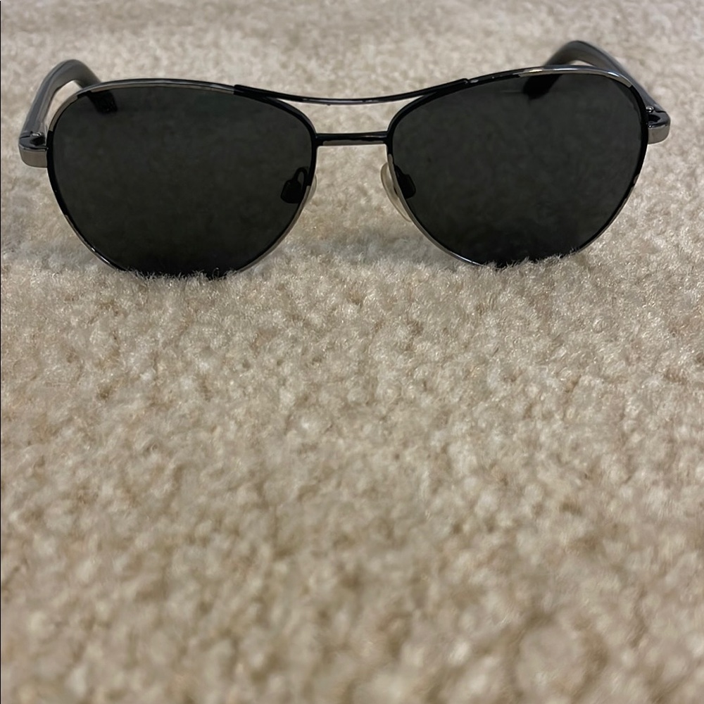 Chanel Stylish Black Aviator Sunglasses